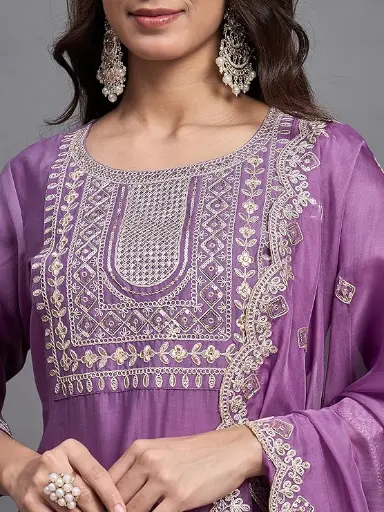 Chinon & Organza Kurta sets