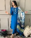 EMBROIDRED VISCOSE KURTA SETS