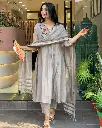 Chinon Kurta & Bhagalpuri Dupatta