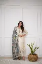 EMBROIDED CHANDERI SILK KURTA