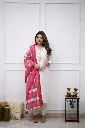 EMBROIDED CHANDERI SILK KURTA SETS