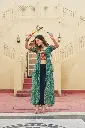 BANDHNI PRINT WORK WITH KUTCHI PATCHEWORK (KURTI)