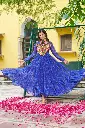 GOWN (BANDHNI WITH KUTCHI PATCHE WORK)